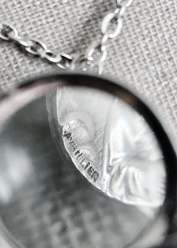 Collier Sacré-Cœur Jésus Notre-Dame Montligeon chaîne acier inoxydable 48 cm – photo 3